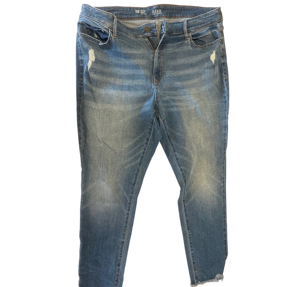 Ana a New Approach High-Rise Jegging Women's Jeans 18W Blue
